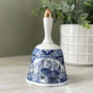 Vintage Royal Peacock Jamestown China Bell Made in Japan